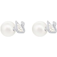 Earrings Swarovski Woman Iconic Swan in Steel 5416591 - 5416591